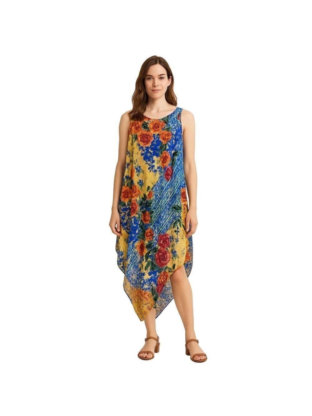 NWOT MAUTE VIVANTE KAFTAN PONCHO MIDI TUNIC COVERUP
SZ SMALL